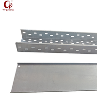 Plateau de câblage perforé galvanisé, plateaux de gestion des câbles métalliques pour projets de câblage électrique 300*200*2.0mm