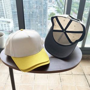 قبعة رياضية Snapback ماركة مشهورة مخصصة 5 غطاء لوحة قبعة بإطار قبعة بحافة مزدوجة قبعة مزركزة قبعات بيسبول - Product Image 4