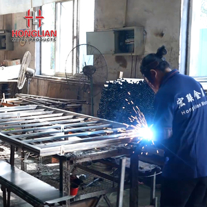 Hà Bắc tùy chỉnh sắt thép fenceing Đen palisade ống kim loại thép hàng rào tấm ngoài trời Vườn buildingsfence - Product Image 3