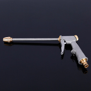 Guoma Ruixiang All Metal High Pressure Water Gun Long <b>Handle</b> For Car Wash Home Cleaning Gardening - Product Image 2