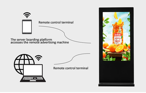 Độ sáng cao cảm ứng không thấm nước <span class=keywords><strong>LCD</strong></span> kỹ thuật số biển cho cửa hàng bán lẻ quảng cáo dọc đứng tầng 5V trung tâm mua sắm SDK - Product Image 6