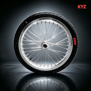 Roues Supermoto chromées Surron Light Bee X de 17 pouces avec <span class=keywords><strong>pneus</strong></span> de route avant et arrière, paire complète, pour E-Bike, pièces détachées, vente en gros - Product Image 2