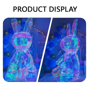 Riesige Kaninchen Hochzeits dekoration für Zuhause Weihnachts beleuchtung Dekorationen Led Lichter für Dekoration Party Gefälligkeiten