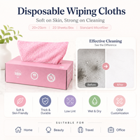 Chiffons de nettoyage absorbants réutilisables en boîte, chiffons en microfibre, petits chiffons de nettoyage pour la maison, le bureau, la cuisine et la voiture