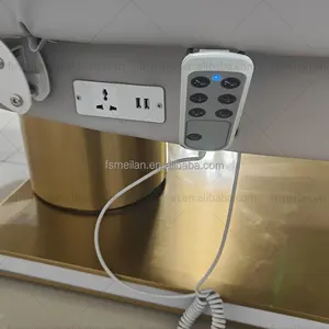 Cama de spa elétrica chinammanufactura, cama dourada de massagem elétrica preço competitivo