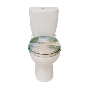 Contenedor de asiento de inodoro vacío, asiento de inodoro de árboles de coco oceánicos más lento con asiento de inodoro <span class=keywords><strong>Bidget</strong></span> para construcción - Product Image 3