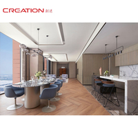 Solution de mobilier hôtelier sur mesure haut de gamme : Ensemble de chambre d'hôtesse 5 étoiles moderne et luxueux pour projets hôteliers
