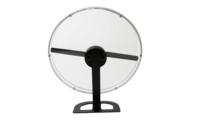 Machine Publicitaire 32cm Projecteur de Bureau Écran Transparent Vertical Rechargeable LED Ventilateur Hologramme 3D pour Centres Commerciaux