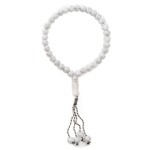 Nouvelles perles de prière islamiques musulmanes en résine incrustée de Moos, design 33, 10 mm - Product Image 6