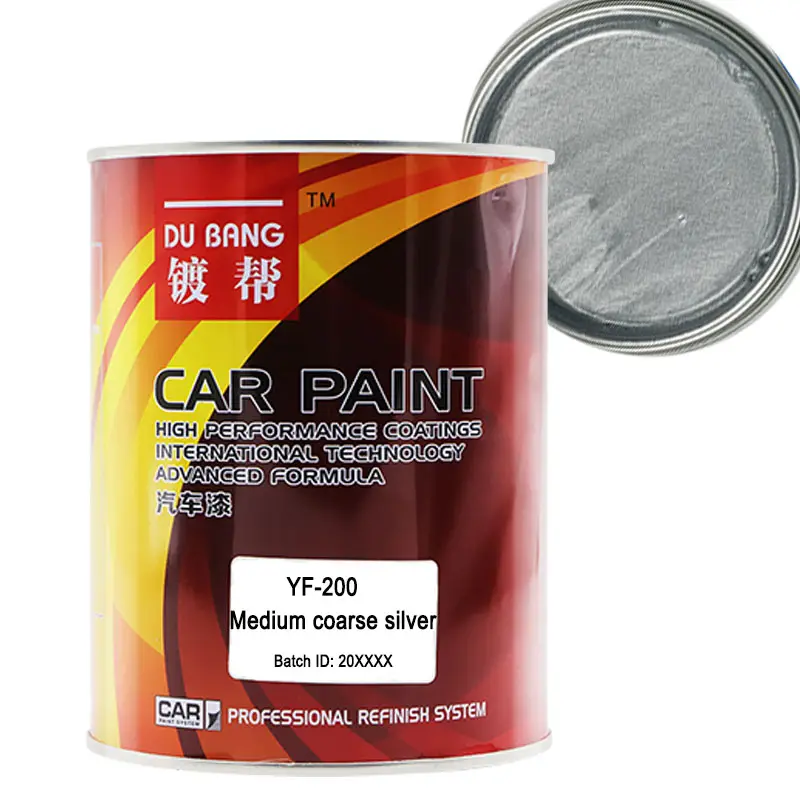 Color coating silver car paint colors 1k basecoat auto paint 1k silver color paint for car refinish