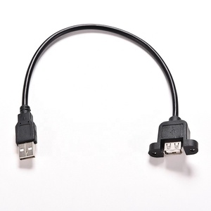 USB2.0 Bảng Điều Chỉnh Gắn Kết Cáp USB 2.0 Loại Một Nam Để Loại Một Nữ Mở Rộng Với Vít Bảng Điều Chỉnh Gắn Kết Cho Máy Quét Máy Ảnh Máy Tính - Product Image 5