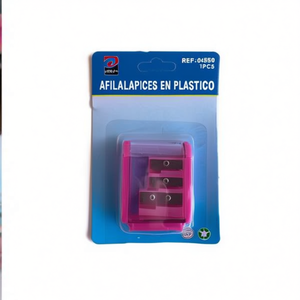 MNJ Plastic Pencil Sharpener Ref 04550 Pack Of 12PCS - Product Image 1