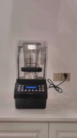 Mixeur Commercial 2800W 2L Robuste pour Smoothies, Granités et Boissons Glacées, Machine à Mélanger en Acier Inoxydable pour Café, Restaurant, Bar à Jus