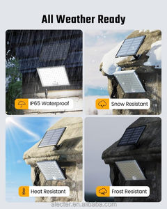 Projecteurs solaires à détecteur de mouvement 113 LED 7000K avec câble de 16 pieds, 3 modes, du crépuscule à l'aube, étanches IP65 pour jardin, grange, véranda, patio - Product Image 6