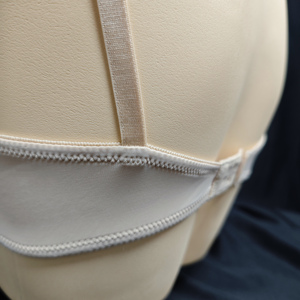 Soutien-gorge à armatures pour femme, couleur unie, sans couture, respirant et réglable, en tissu doux, style crème, idéal pour l'été - Product Image 3