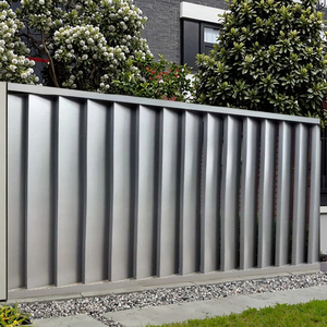 Clôture de jardin de luxe de style moderne personnalisée de qualité supérieure en aluminium écologique, design de villa, grille de clôture au design fantaisie, modélisation 3D - Product Image 4