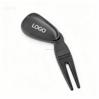 Fourche à divot de golf personnalisée en métal durable, outil de réparation de gazon portable, accessoire d'entretien de parcours de golf pour golfeur
