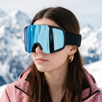 Lunettes de ski TWOOO SNOW01 UV400 pour hommes et femmes, sports d'hiver, snowboard, lunettes de soleil d'extérieur, vente en gros directe d'usine