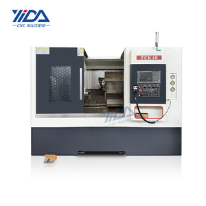 Yida TCK46 <strong>CNC</strong> Horizontal Lathe Is Used for High-speed, <strong>Precision</strong> <strong>Machining</strong> of Metal Parts, Offering High Quality at a Low Price - Product Image 1