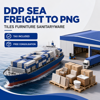 Fret maritime DDP vers la Papouasie-Nouvelle-Guinée, livraison porte-à-porte, expédition maritime depuis Shunde Chine, consolidation LCL pour table à manger et ensemble de chambre à coucher