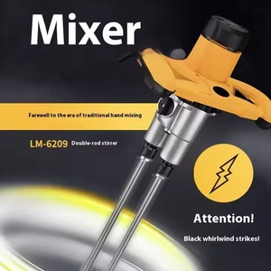 Thanh kép Máy trộn điện Latex máy công nghiệp cấp cho tự làm sơn xi măng tro thịt bê tông Putty bột sơn trộn - Product Image 2
