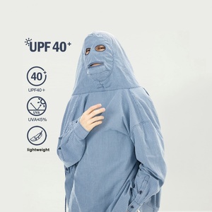 เสื้อฮู้ดน้ำหนักเบาแบบกลับด้านได้ ระบายอากาศดี แขนยาว ป้องกันแสงแดด UPF50 และป้องกันรังสียูวี สำหรับกิจกรรมกลางแจ้ง - Product Image 2