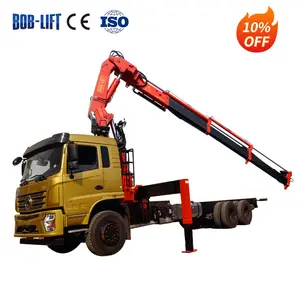 Bob Lift 12 tấn Knuckle Boom xe tải gắn cẩu với dịch vụ tùy biến để bán