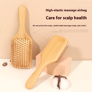 Peine de <span class=keywords><strong>Bambú</strong></span> para Cabello Largo, con Cojín de Aire, para Mujer, de Moda, para el Hogar, Precio de Fábrica - Product Image 4