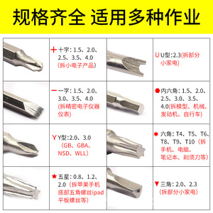 <b>Screwdriver</b> Set 32-Piece Phillips Flathead Magnetic Bits For Computer Phone Appliance Repair - Product Image 3