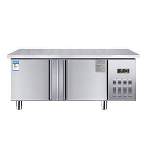 Hot bán thép không gỉ lạnh bảo quản bàn làm việc thương mại Nhà hàng chuẩn bị bảng với dưới truy cập tủ lạnh - Product Image 3