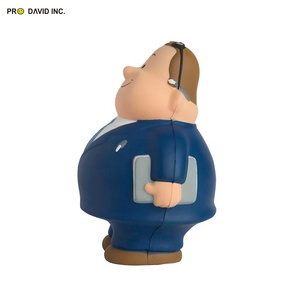 Jouets anti-stress en mousse PU, balle anti-stress en forme de professeur Bert - Product Image 4