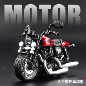 Modellino <span class=keywords><strong>Moto</strong></span> in Metallo Pressofuso 1:12 Harley Kawasaki con Suoni e Luci, Funzione Pull-back, <span class=keywords><strong>Collezione</strong></span> Giocattoli, Modello <span class=keywords><strong>Moto</strong></span> a Pendolo - Product Image 4