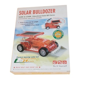 Hete Aanbieding Zonne-aangedreven Speelgoed DIY Wetenschap Techniek Truck Kit Transparante Kunststof Bulldozer Speelgoed - Product Image 6