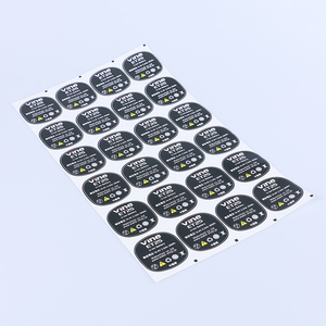 wholesale custom logo print designer vinyl adhesive kiss cut label sticker sheet for battery - Product Image 2