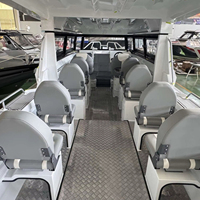Nouveau bateau de plaisance de tourisme en aluminium soudé de 9 m (30 pieds) pour le transport de passagers