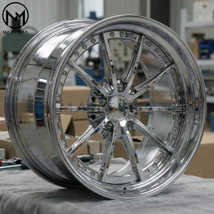 Rines de Aleación Maxtera Forged Custom GT3C Estilo Cóncavo para Autos Porsche 911, <span class=keywords><strong>Corvette</strong></span> C8, Camaro, Mustang <span class=keywords><strong>Shelby</strong></span>, BMW M3, M4, GTR - Product Image 2