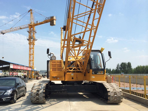 Grue télescopique sur chenilles XGC75 à faible consommation de carburant, 75 tonnes, avec une portée maximale de 58 m. Hauteur de levage 78 tonnes, bloc de levage à crochet, contrepoids 21,6 tonnes - Product Image 4