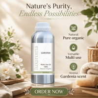 Minyak Esensial Bunga Gardenia Organik Murni Label Pribadi, Minyak Pijat Tubuh Gardenia untuk Perawatan Wajah, Tubuh, dan Rambut, kualitas profesional tinggi
