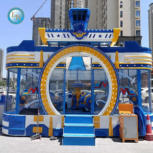 LINO Interstellar Spray Cart 16-Person Outdoor/Indoor Fiberglass & Steel Ride Machine para niños - Product Image 1