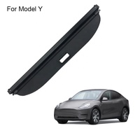 Lowhftm — couverture rétractable pour coffre arrière de voiture, accessoire d'intérieur pour bagages, compatible avec TESLA MODEL Y, vente en gros