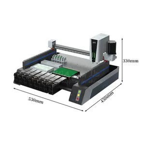 Machine de Placement Automatique SMT de Bureau Haute Vitesse LY-K1 à Triple Caméra, Monteur de Puces LED SMD à Double Têtes et Buses - Product Image 5