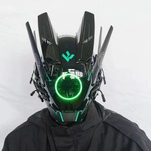 <span class=keywords><strong>Masque</strong></span> d'Halloween Cyberpunk pour hommes avec application Bluetooth Nouvelle version - Product Image 5