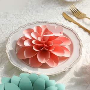 مناديل ورقية عباد الشمس الصفراء المعلقة <span class=keywords><strong>Origami</strong></span> زهرة عيد ميلاد الزفاف استحمام الطفل الزفاف الفصول الدراسية - Product Image 5