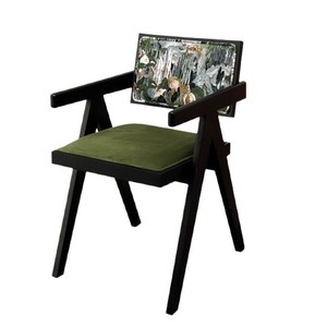 Chaise de salle à manger en rotin crème sur mesure, style vintage, en bois massif, pour usage domestique, chaise de salle à manger rétro pour îlot - Product Image 4