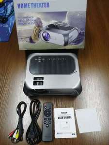 Máy Chiếu Mini T7 Độ Sáng Cao, Máy Chiếu Đa Phương Tiện, Có Đèn Led, Video, YOUTUBE, Văn Phòng, Gia Đình, Cùng Màn Hình - Product Image 4