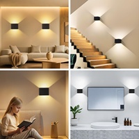 Applique murale rechargeable avec détecteur de mouvement Batterie 4000mAh Télécommande Applique murale sans fil haut et bas Lampe murale à LED
