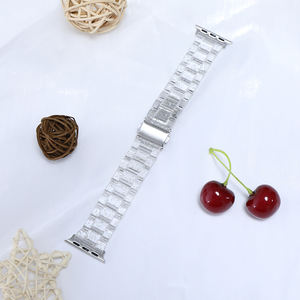 <span class=keywords><strong>Bracelet</strong></span> de <span class=keywords><strong>luxe</strong></span> pour <span class=keywords><strong>Apple</strong></span> <span class=keywords><strong>Watch</strong></span> Ultra, <span class=keywords><strong>bracelet</strong></span> en PC scintillant pour femmes, <span class=keywords><strong>bracelet</strong></span> de montre intelligente à 3 perles pour iWatch 49 mm 46 mm 45 mm 40 mm - Product Image 6