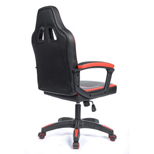 Fauteuil de jeu convertible en cuir bleu, design traditionnel, vérin à gaz 4 positions, pieds coniques, livraison gratuite, pièces de rechange - Product Image 4