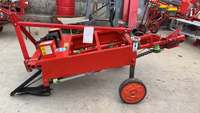 Mini-récolteuse d'arachides à 2 rangs pour tracteur, avec attache 3 points et structure compacte