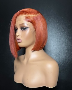 New Phong Cách Thời Trang Không Đối Xứng Bob Phong Cách Mới Cắt A-Line Bob Tóc Giả Tóc Con Người Sang Trọng Angled Bob Ren Phía Trước Đóng Cửa Tóc Giả Cho Phụ Nữ - Product Image 3